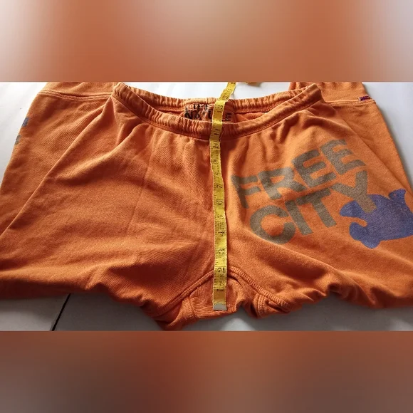 Freecity- Orange Track Pants - Picture 2 of 10